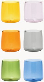 Handgemaakte borosilicaatglazen tumblers No Bilia, 6-delig
