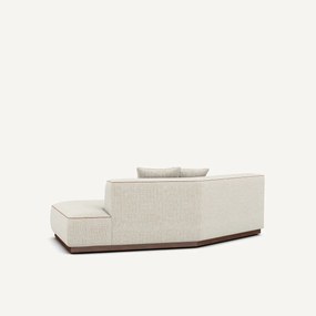 Rechte halve bank in gevlekt canvas, JACOPO