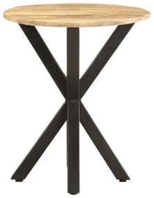 vidaXL Bijzettafel 48x48x56 cm massief mangohout