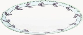 Ontbijtborden Midnight Flowers van Fine Bone China, 2-delig