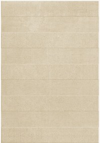 Handgeweven laagpolig wollen vloerkleed Sicilian Stripe