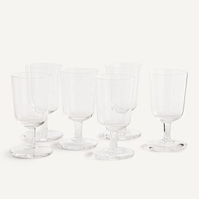 Set van 6 wijnglazen, H16Ø8,4 cm, Lana