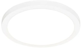 Set van 6 In- of opbouwspot wit 30 cm incl. LED 3 staps dim to warm - Trans