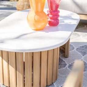 Garden Impressions Sirocco loungeset 3-delig rechts - acacia - grey sand