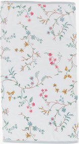 Fluweel & terry handdoek Les Fleurs