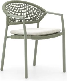 Dining tuinstoel | Hartman  Taragona | Rope (touw) | Groen | Stapelbaar | Kees Smit Tuinmeubelen