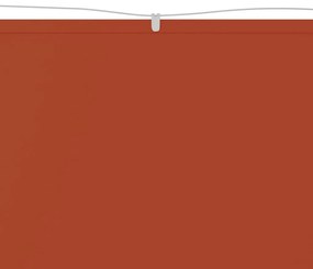 vidaXL Luifel verticaal 140x600 cm oxford stof terracottakleurig