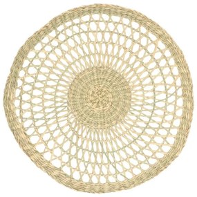 Placemat rond, open, zeegras,Ø 38 cm