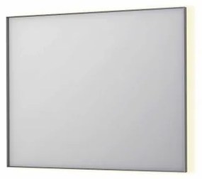 INK SP32 spiegel - 100x4x80cm rechthoek in stalen kader incl indir LED - verwarming - color changing - dimbaar en schakelaar - geborsteld RVS 8410063