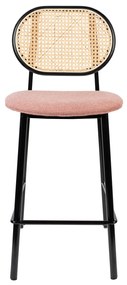 Zuiver Spike Webbing Counter Barkruk Retro Webbing Roze