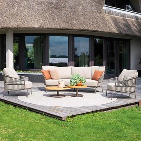 4 Seasons Capalbio 3-zits loungebank - bruin