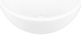 Differnz Ruz Waskom - 25x25x11.5cm - keramiek - rond - mat wit 36.102.09