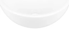 Differnz Ruz Waskom - 25x25x11.5cm - keramiek - rond - mat wit 36.102.09