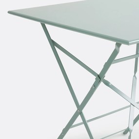 Vierkante plooibare tafel in metaal, Ozevan