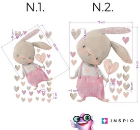 INSPIO Babystickers - Konijntjes in de kinderkamer