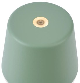 Buitenlamp met dimmer Tafellamp met dimmer groen incl. LED IP65 oplaadbaar met laadstation - Bass Modern IP65 Buitenverlichting rond Lamp