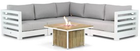 Hoek loungeset 5 personen Aluminium Wit Santika Furniture Santika Phantom