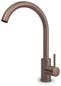 Hotbath BUDDY Wastafelkraan - met draaibare uitloop - Geborsteld koper PVD B104BCP