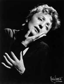 Foto Edith Piaf, photographed on 5 September 1955, Seymour, Maurice