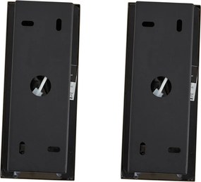 Set van 2 moderne wandlampen donkerbrons incl. LED - Plaza