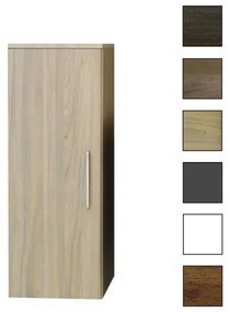 Sanicare kolomkast met reling greep 33,5x90x32cm grey-wood