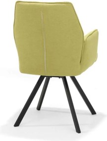 Eetkamerstoel - Tina - stof Teddy geel