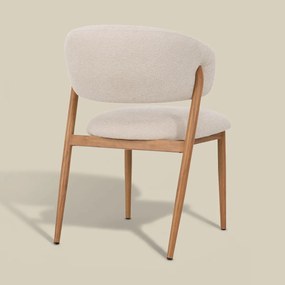 Eetkamerstoel Met Ronde Rugleuning Eiken