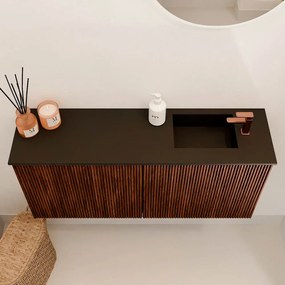 Mondiaz Joya 90cm toiletmeubel ruby met wastafel faye rechts 1 kraangat urban