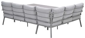 Garden Impressions Senja lounge dining set 3-delig links - valley sand