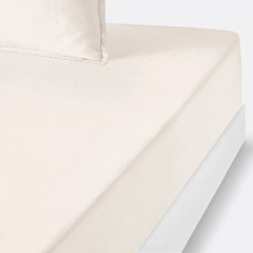 Hoeslaken in gewassen linnen, omslag 35 cm, Linot