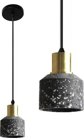 Hanglamp Beton Lastri Zwart APP930-1CP
