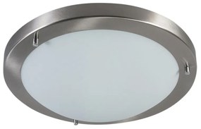 Moderne plafonnière staal 31 cm IP44 - Yuma