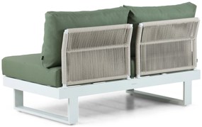 Hoek loungeset 5 personen Aluminium Wit  Lifestyle Garden Furniture Lorenzo