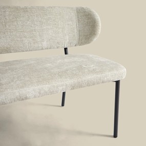 Eetkamerbank Beige Met Rugleuning 180 Cm