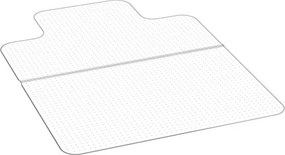 VEVOR stoelmat (1230 x 914 mm) Kantoorstoelmat voor laagpolige tapijten, PVC vloerbeschermingsmat met noppen, glijdt soepel onder het tapijt van het bureau voor thuiskantoor