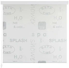 vidaXL Rolgordijn voor douche 160x240 cm splash