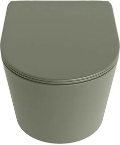 Mondiaz Lavie toiletpot randloos met softclose zitting army