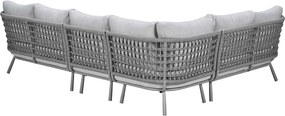 Garden Impressions Maud loungeset 6-delig - taupe