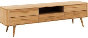 Goossens Tv Meubel Bjarte, 5 laden 1 open vak 180 cm breed