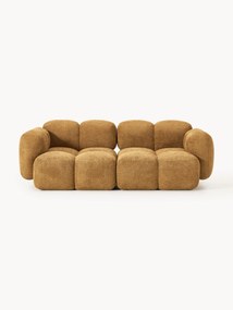 Modulaire bank Tayla (2-zits) van teddy-bouclé