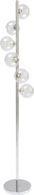 Vloerlamp Met Glazen Bollen Chroom
