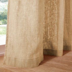 Gewassen linnen gordijn met verborgen lussen Onega