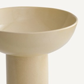 Geglazuurde keramische schaal op voet, SYENA