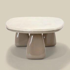 Design Salontafel Hoogglans Marmer - 110 X 60cm.