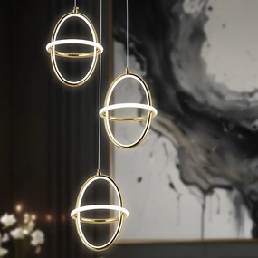 LED hanglamp G064-3CPR Gold