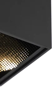 Design opbouwSpot / Opbouwspot / Plafondspot zwart GU10 111mm - Box Honey Design GU10 kubus / vierkant Binnenverlichting Lamp
