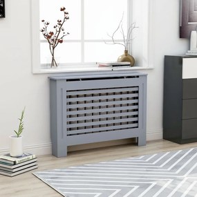 vidaXL Radiatorombouw 112x19x81 cm MDF antraciet