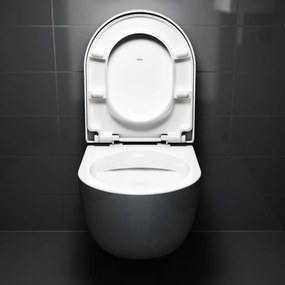 Clou Hammock softclose toiletzitting met quick release wit mat