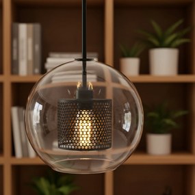 Hanglamp zwart loft APP557-1CP 20cm