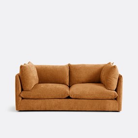 Bank 3-zit, getexureerd dik fluweel, Malo